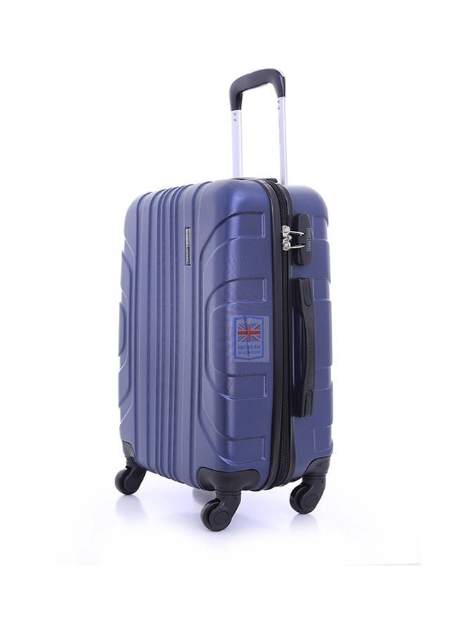 Hardside Cabin Luggage Trolley Blue