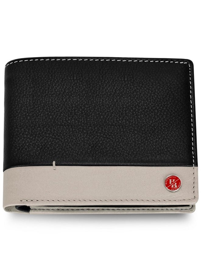 HORNBULL Jackson Leather Wallet for Men | Branded Quality Mens Wallet with RFID Blocking | Wallets Men Genuine Leather | Purse Men Leather Black Nappa