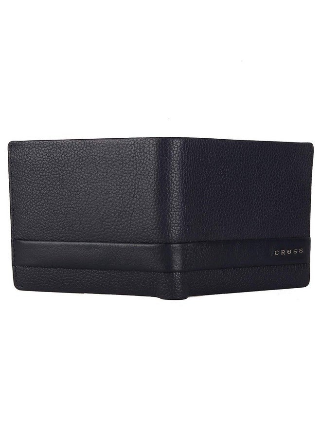 Cross Navy Men's Stylish Genuine Leather Slim Wallet with 6 Months Warranty (AC978121_1-5)