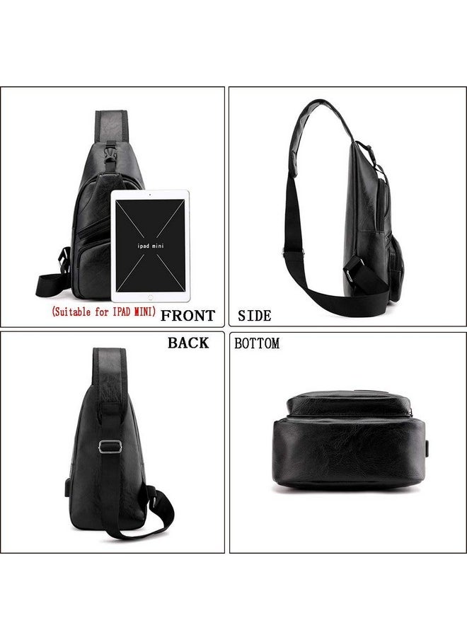 Elios Men's 25 Ltrs Sling Bag (28 Cms) Backpack(El-18-01-Black_Black)