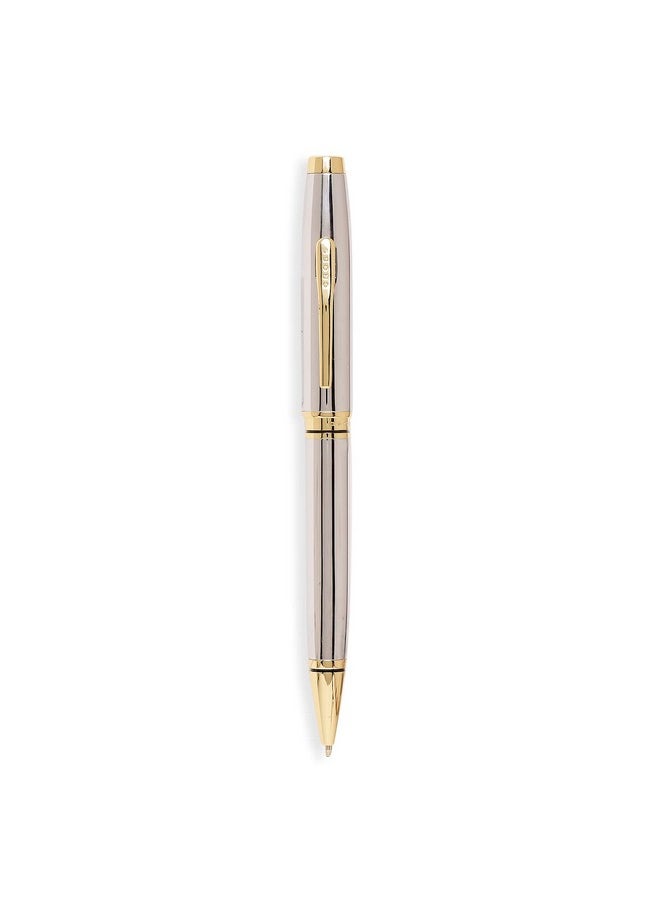 Coventry Chrome Medalist Ball Point Pen With Coin Wallet