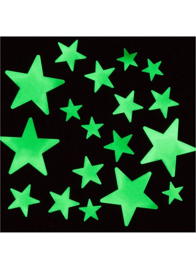 200 Pcs Ultra Brighter 3D Glow in The Dark Stars for Ceiling & Walls I Glow Stars for Ceiling with Moon I Glow in The Dark Decorations for Bedroom W/Constellation Map & Reusable Putty I Star Stickers