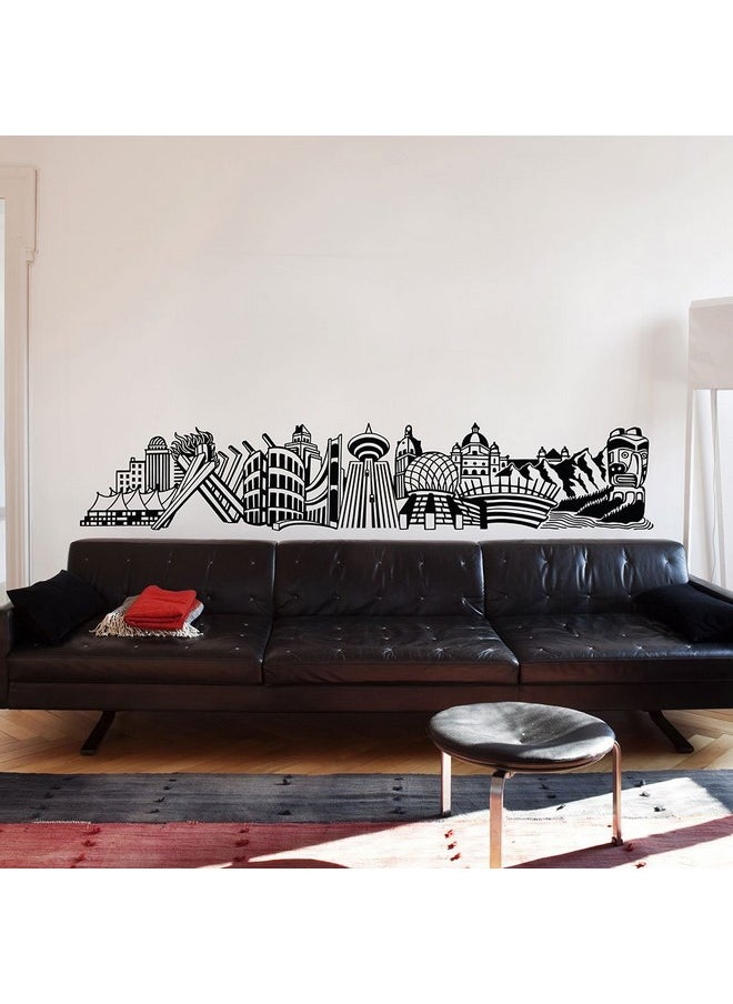 Adzif Into Vancouver Wall Decals, Multicolored