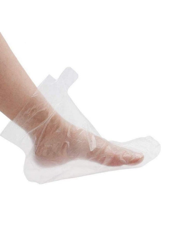 Paraffin Bath Liners for Foot Pedicure Hot Spa Wax Treatment, Larger Thicker Thermal Therapy Feet Covers Bags Plastic Socks Liners