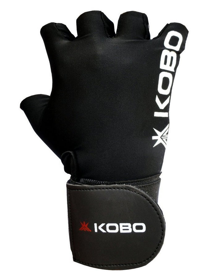 Spandex Wtg-09 Gym Gloves With Wrist Support, Medium (Black)