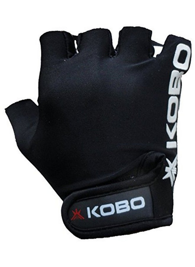 Power Grip Wtg-05 Gym Gloves Black/Grey (Large)