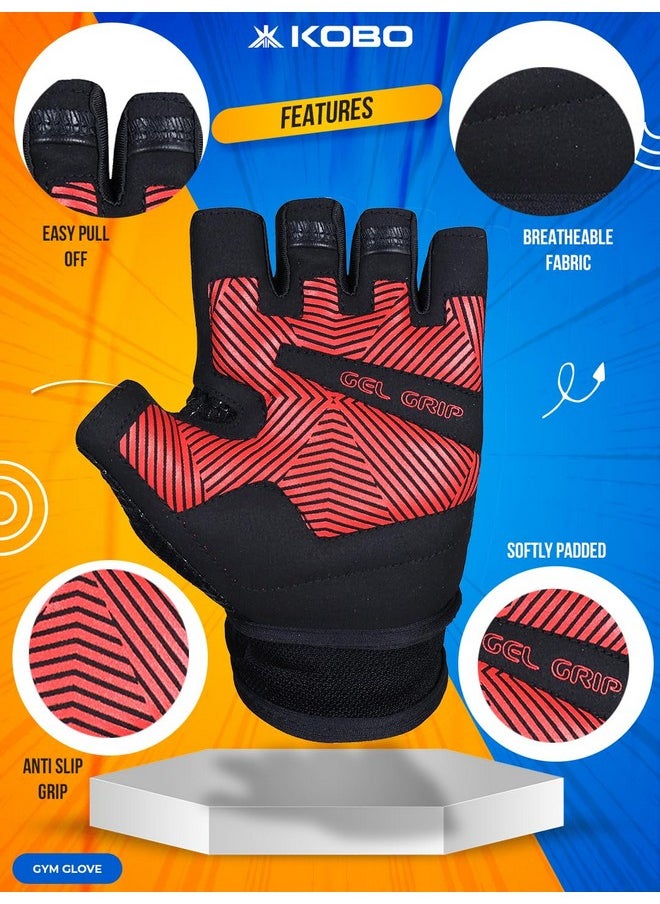 Kobo Gym Weight Lifting Gloves
