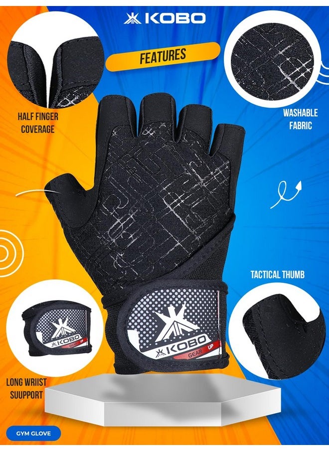 Kobo Gym Weight Lifting Gloves