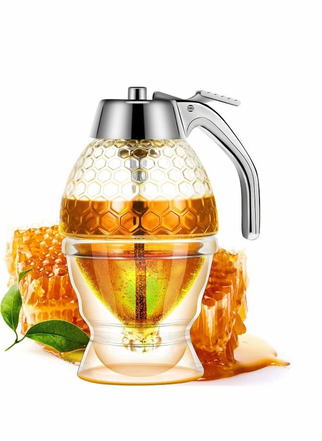 Honey Dispenser with Stand Honey Container