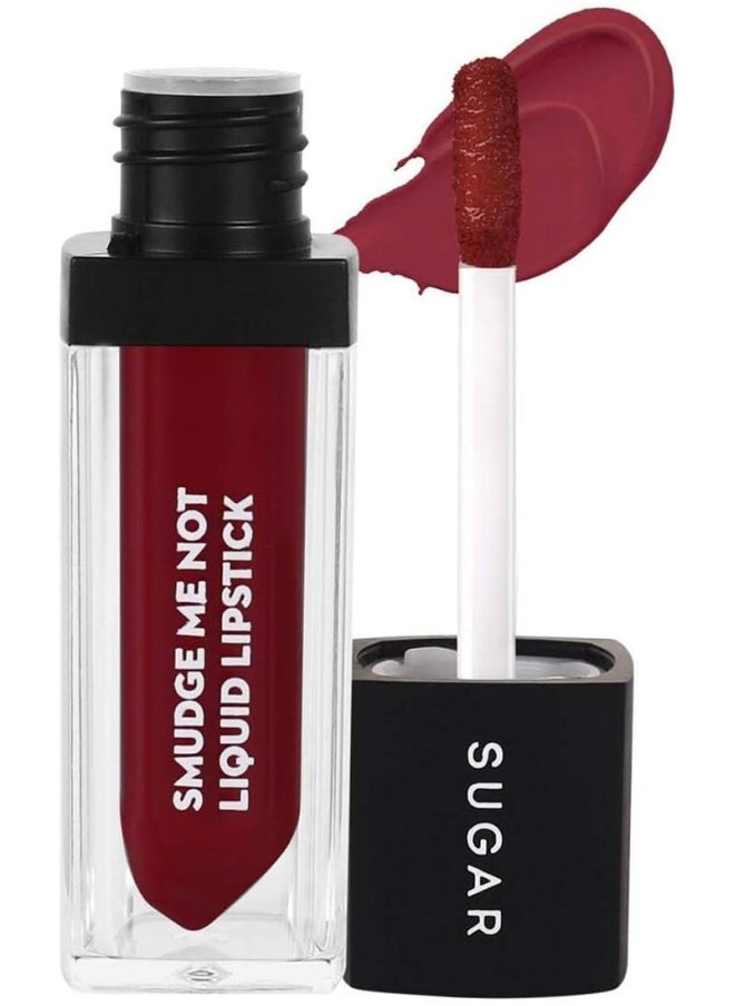 Smudge Me Not Liquid Lipstick (51 Fine Wine (Burgundy Red))