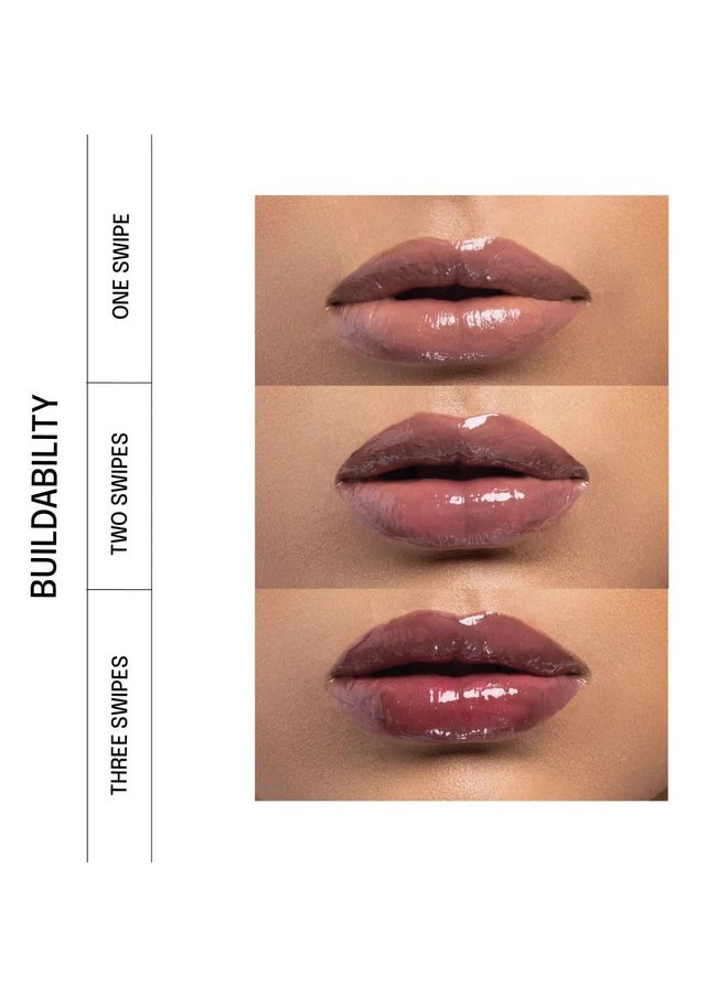 Natural Glass Tint Balm In Black Onyx | Hydrating | Long Lasting | Glass Shine | Non Drying | 3Ml (Maroon)