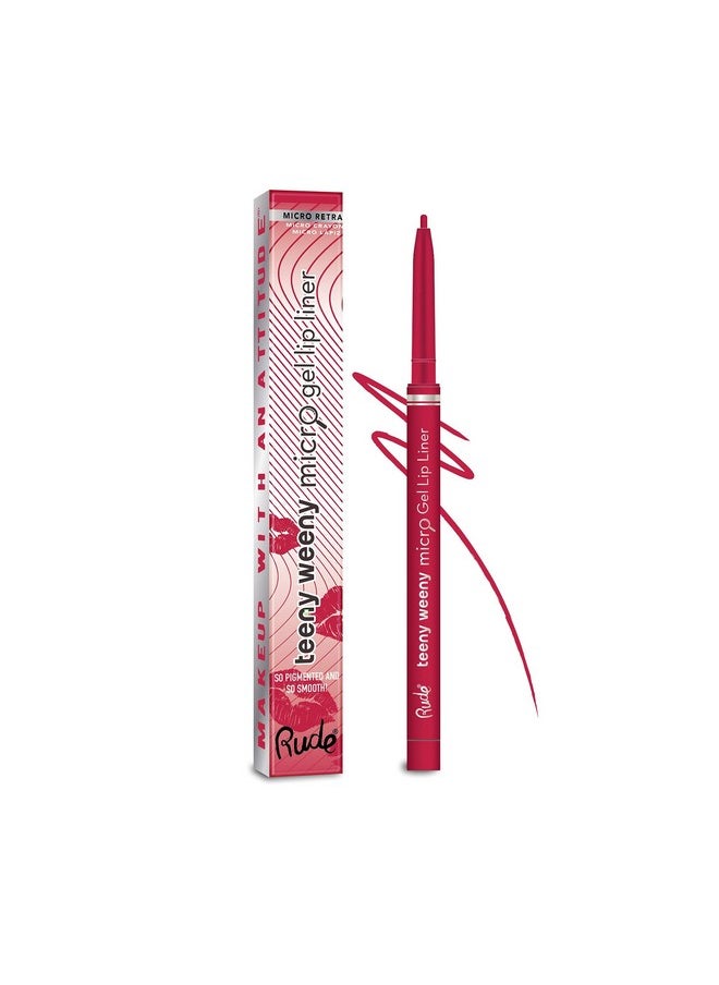 Rude Cosmetics Teeny Weeny Micro Gel Lip Liner - Seeing Red