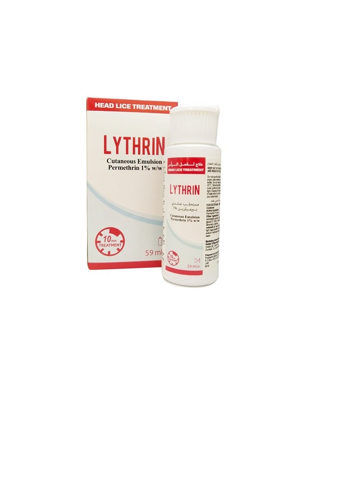 Lythrin Head Lice Treatment, 59 ml