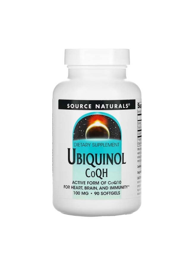 Ubiquinol CoQH 100 mg 90 Softgels