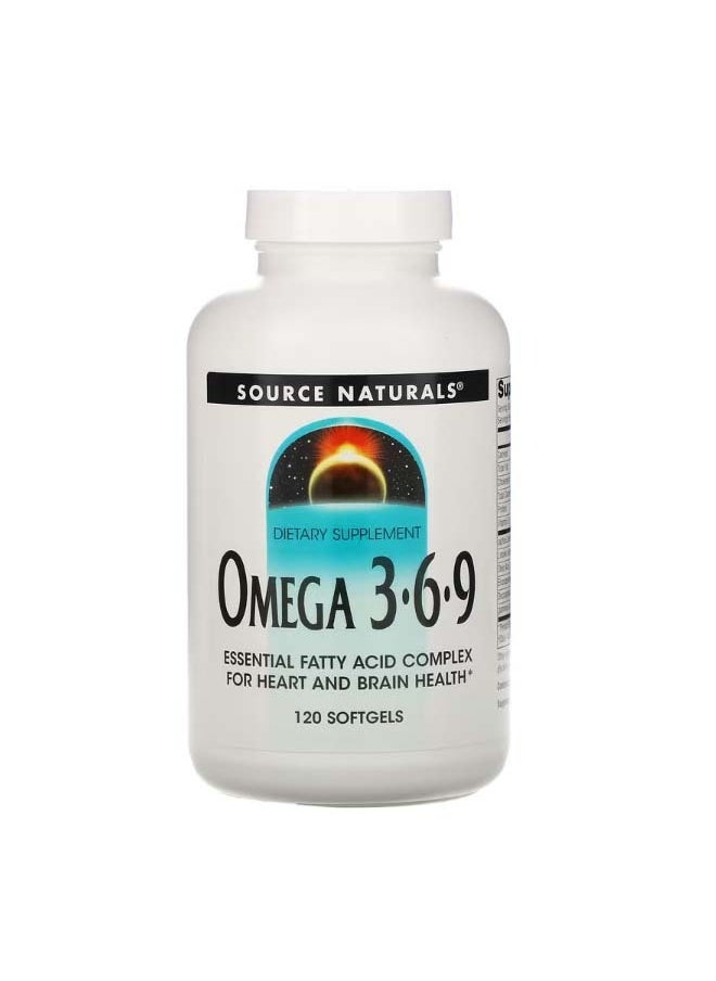Omega 3 6 9 120 Softgels