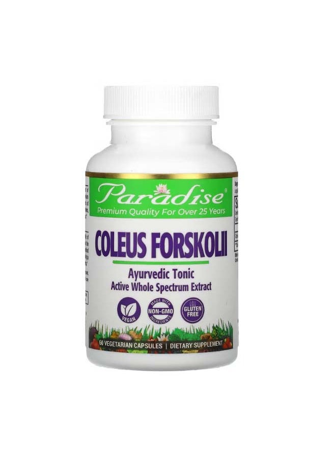 Coleus Forskolii 60 Vegetarian Capsules