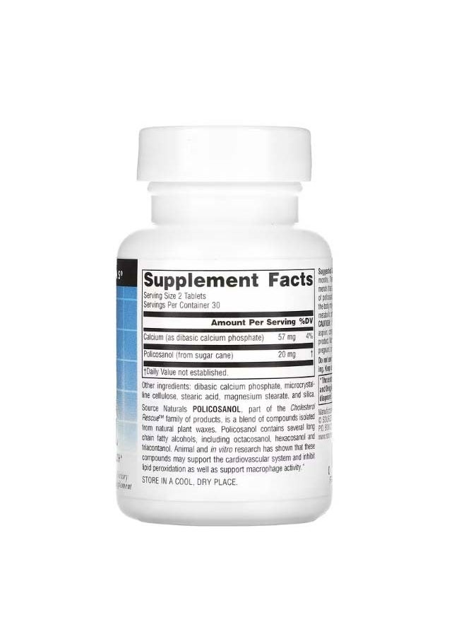 Policosanol 10 mg 60 Tablets