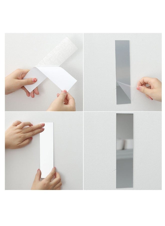 Mirror Wall Stickers Modern Decorative 3D Mirrors for Living Room Bedroom