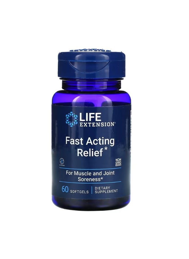 Fast Acting Relief 60 Softgels