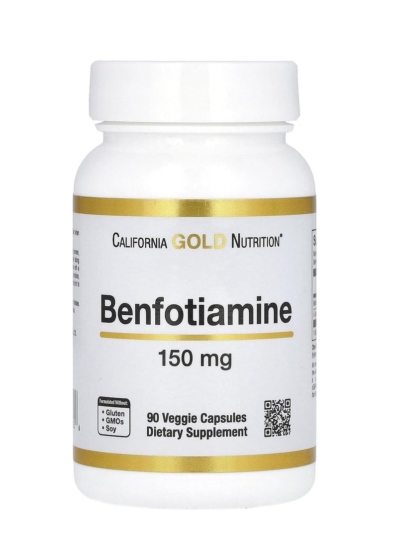 Benfotiamine, 150 mg, 90 Veggie Capsules