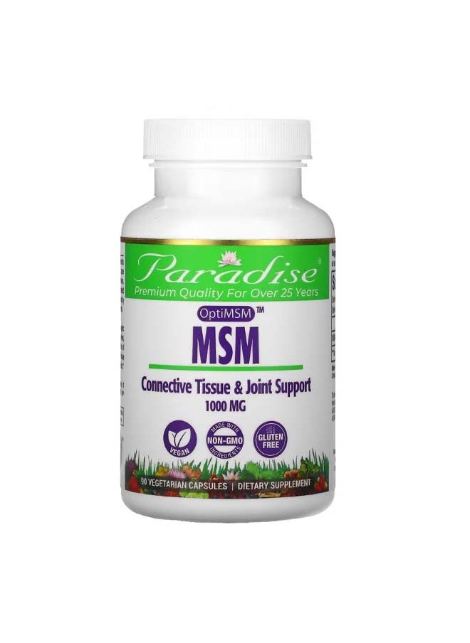 MSM 1000 mg 90 Vegetarian Capsules