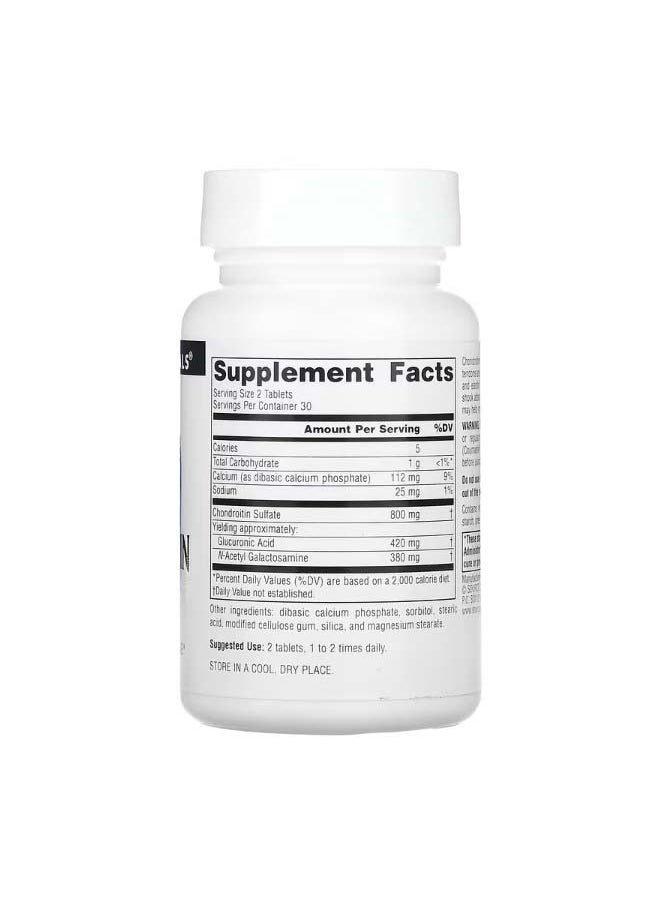 Chondroitin Sulfate 400 mg 60 Tablets