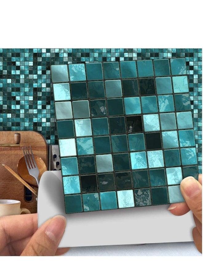 25 Pcs Self-Adhesive Tile Transfer For Home Decor Peel And Stick Decal, Water-Proof Backsplash Wall Sticker Kitchen Bathroom, 4X4Inch