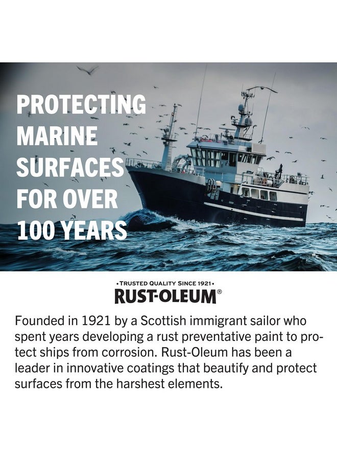 Rust-Oleum 206999 Marine Topside Enamel Paint, Gloss White, 1-Quart, 32 Fl Oz (Pack of 1)