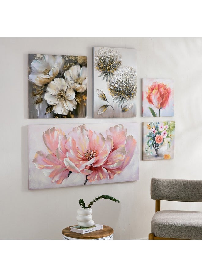 Nairobi Flowers Acrylic Hand-Painted Wall Art 70 X 3 X 50 Cm