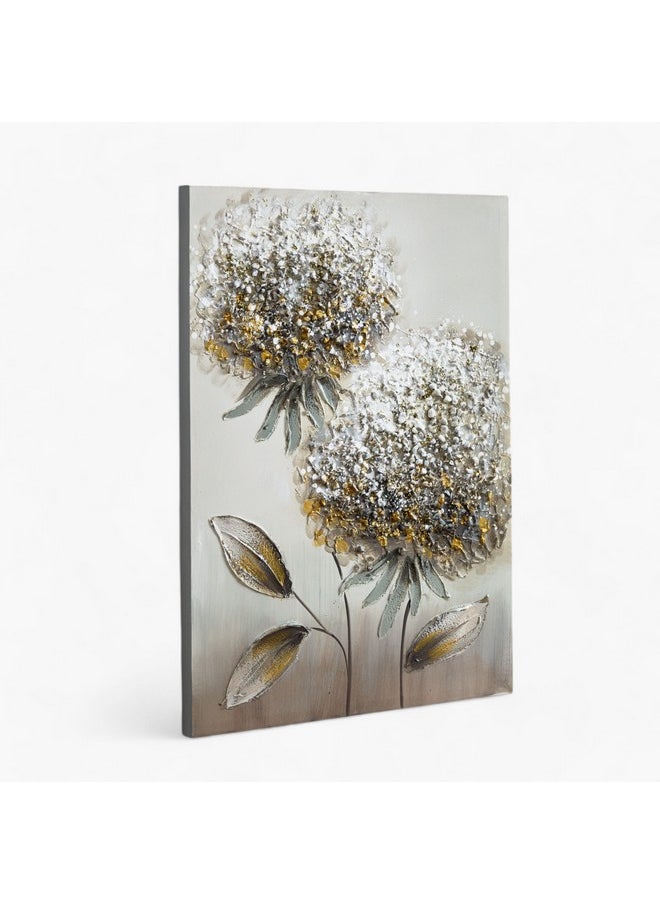 Nairobi Flowers Acrylic Hand-Painted Wall Art 70 X 3 X 50 Cm
