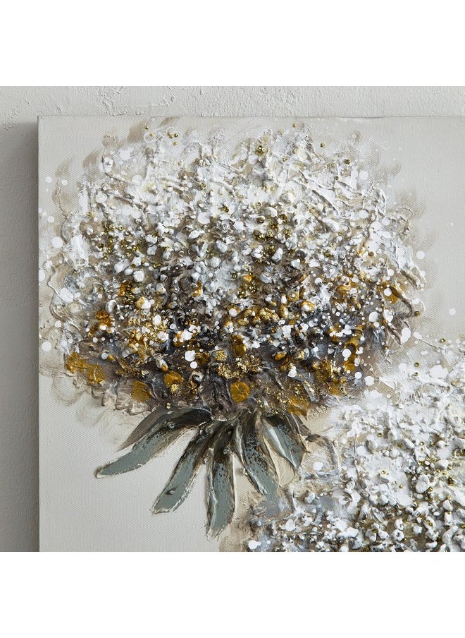 Nairobi Flowers Acrylic Hand-Painted Wall Art 70 X 3 X 50 Cm