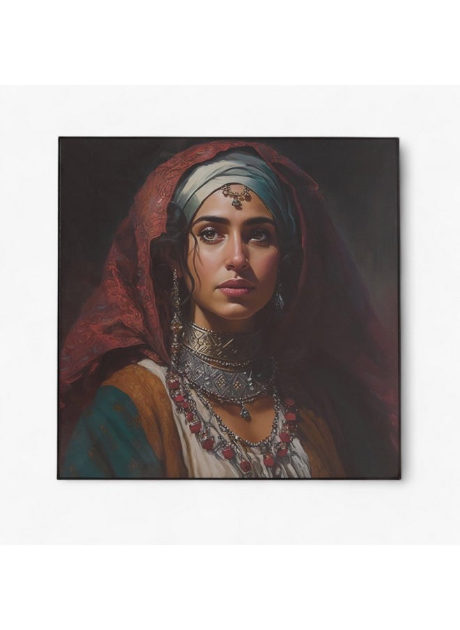 Iqra Samra Girl Framed Picture In Glossy Finish 60 X 60 X 2.5 Cm