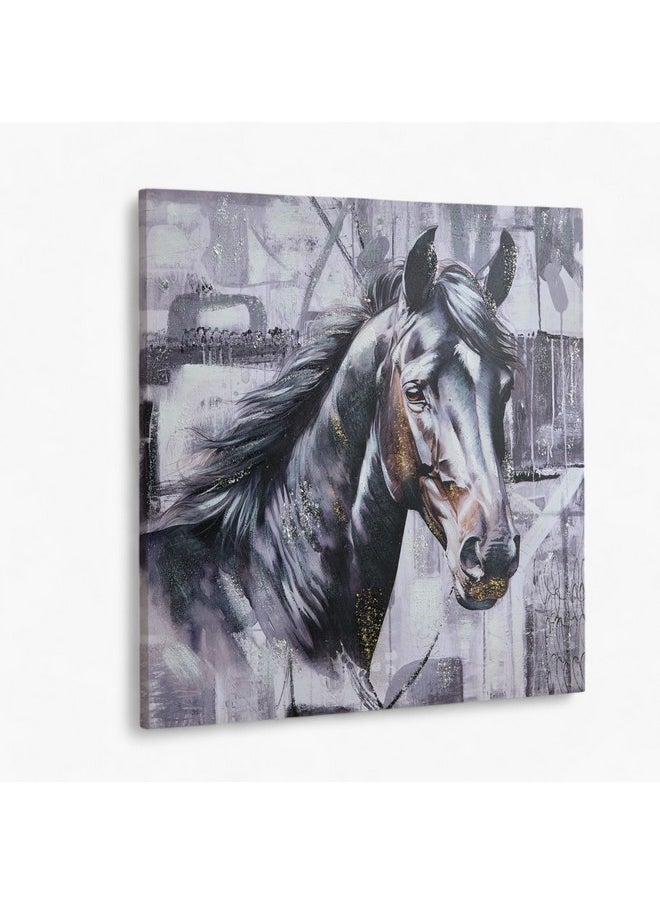 Nairobi Horse Hand Painted Wall Art 80 X 3 X 80 Cm
