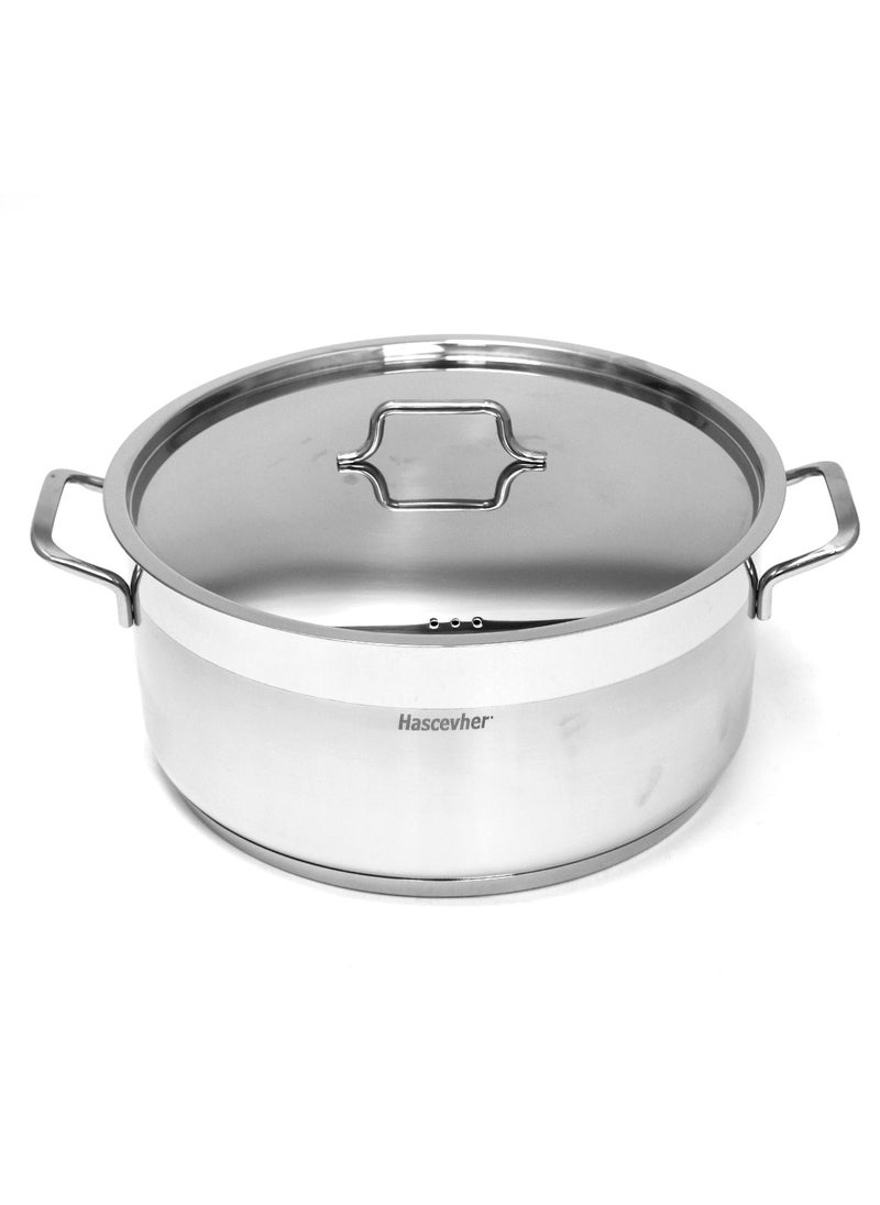 Anett Stainless Steel Cooking Pot 22CM - 4.5L