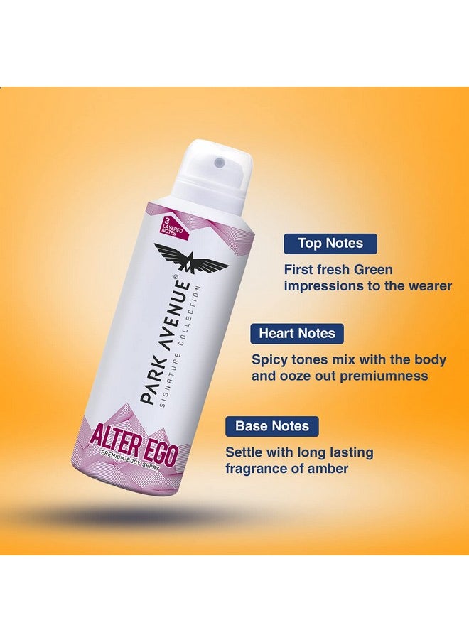 Men Alter Ego Signature Collection | Deodorant Spray | Fresh Long-Lasting Aroma | 150Ml Each (Pack Of 2)