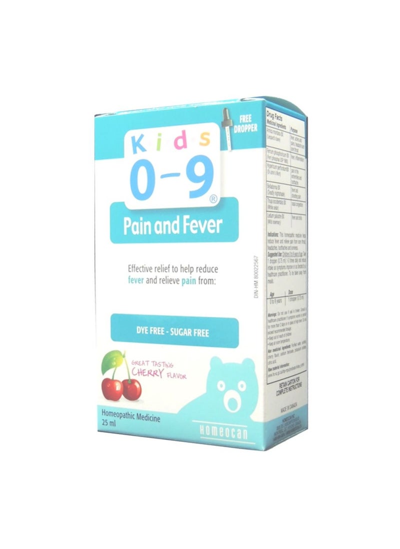 0-9 Pain and Fever 25 ml