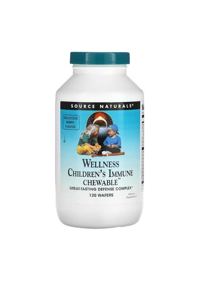 Wellness Children's Immune Chewable Berry  120 Wafers