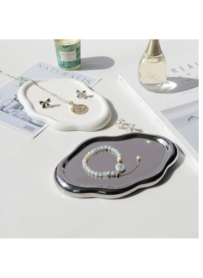 Jewelry Dish Tray, Ring Dish, Ceramic Trinket Tray, Small Key Tray, Mother's Day, Thanksgiving, the Perfect Gift for Your Loved Ones