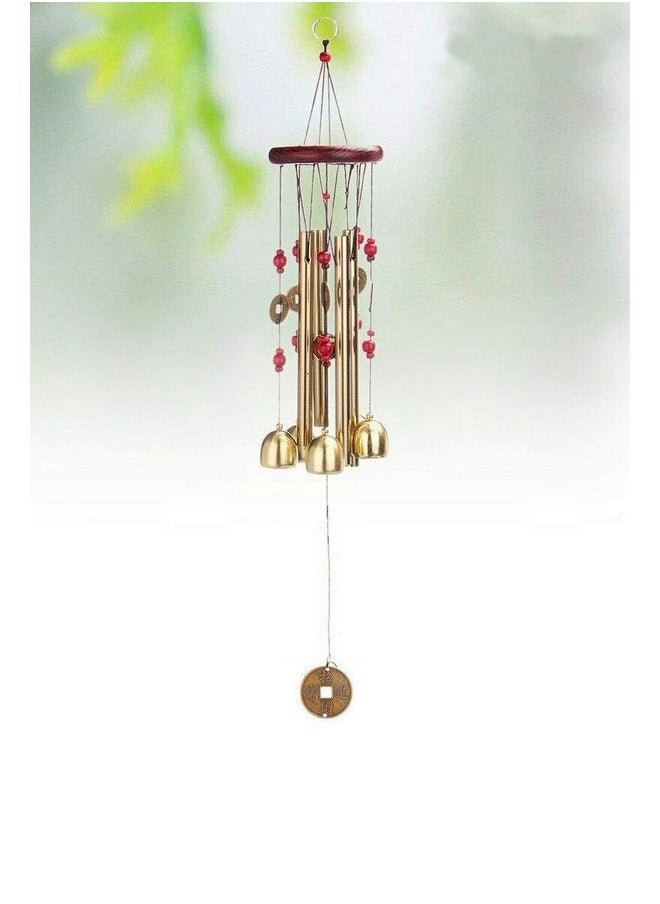 Lilone Brass Wind Chime (24 inch, Multicolour)