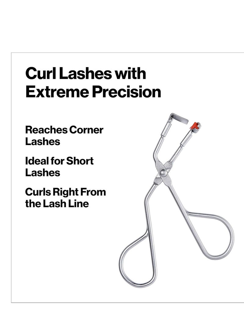 Eyelash Curler, Gifts for Her, Beauty Stocking Stuffers for Women, Precision Curl Control for Short Lashes, Lifts & Defines, 1 Count Silver