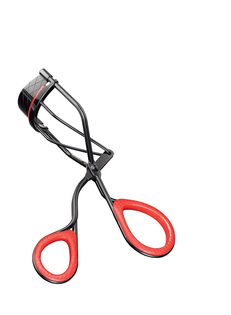 Eyelash Curler, Precision Curl Control for All Eye Shapes, Lifts & Defines, Easy to Use (Pack of 1) Black/Red