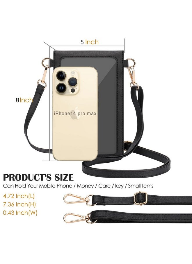 AnsTOP Small Crossbody Bags for Women, Crossbody Cell Phone Bag Tassel Wallet Purses with 2 Strap Best Gift for Women