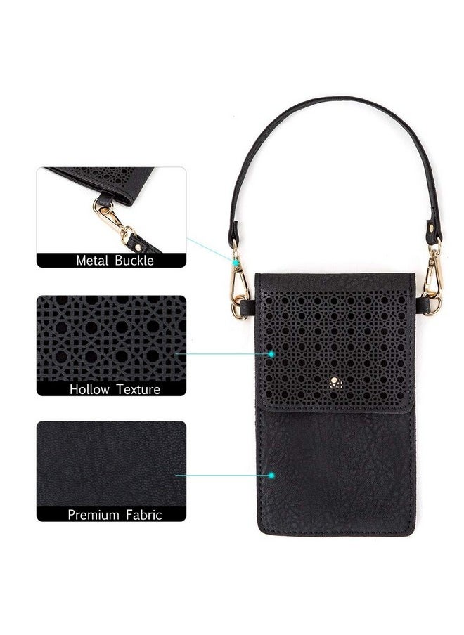 AnsTOP Small Crossbody Bags for Women, Crossbody Cell Phone Bag Tassel Wallet Purses with 2 Strap Best Gift for Women