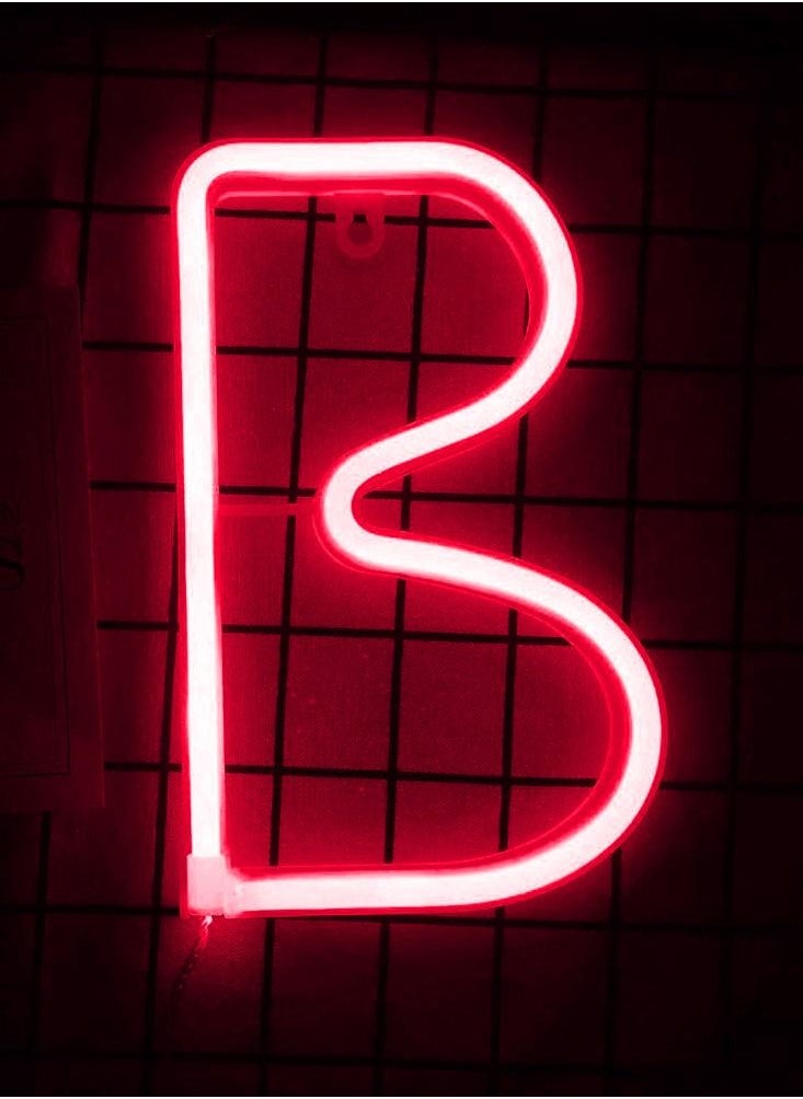 LED Neon Flex Letter Light B 30x18cm