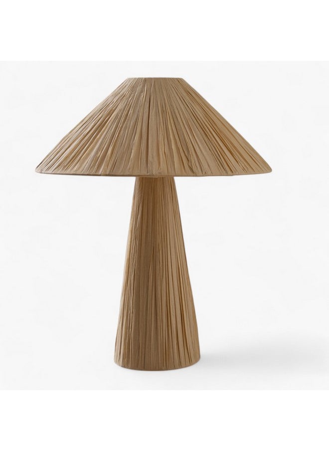 Nash Raffia Table Lamp Base And Shade 37.5 X 45.5 X 37.5 Cm