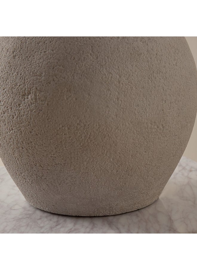 Nash Fiberclay Table Lamp Base With Linen Shade 38 X 54.5 X 38 Cm