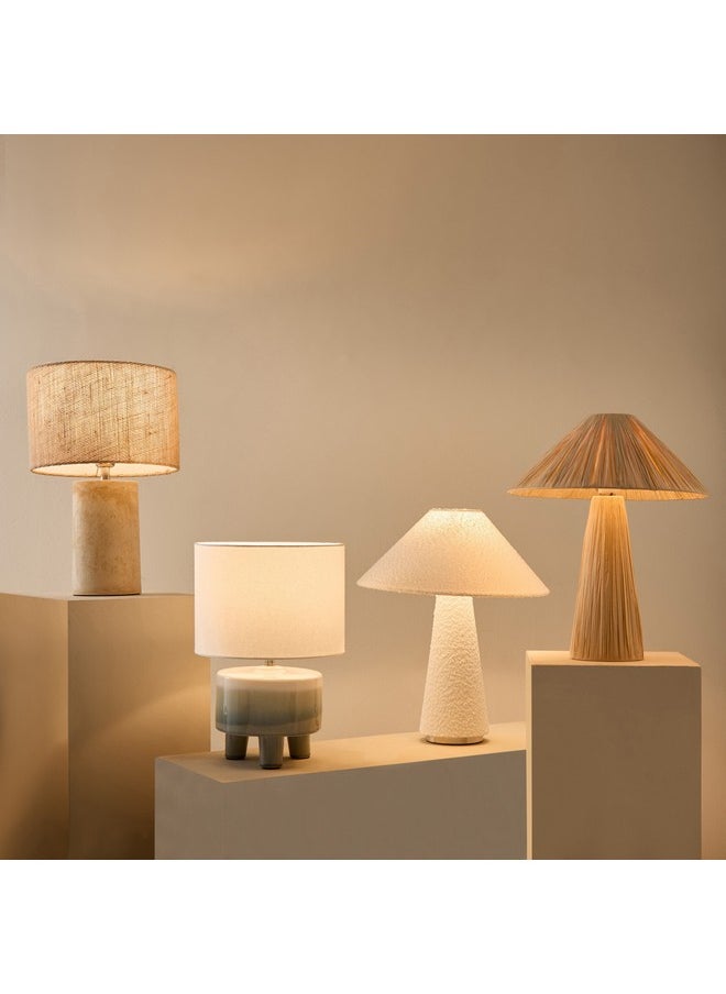 Nash Boucle Table Lamp With Shade 40 X 49.5 X 40 Cm