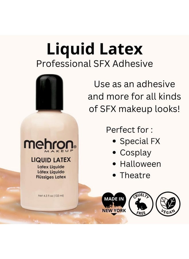 Mehron Makeup Liquid Latex (4.5 oz) (Light Flesh)