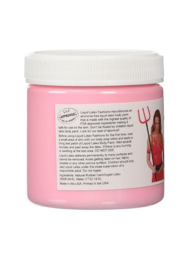 Pink 4 Oz - Liquid Latex Body Paint, Ammonia Free No Odor, Easy On and Off, Cosplay Makeup, Creates Professional Monster, Zombie Arts