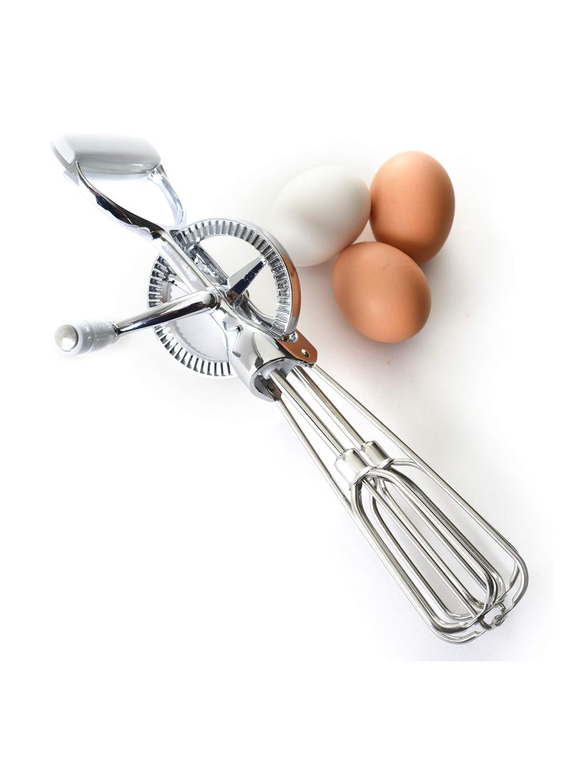 Norpro Egg Beater Classic Hand Crank Style 18/10 Stainless Steel Mixer 12 Inches